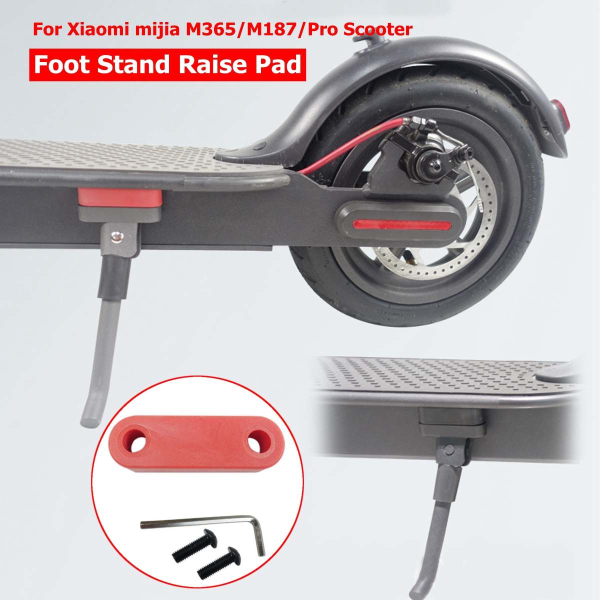 Conjunto 2/3/4/5/6 pçs/set para xiaomi m365 pro acessórios scooter elétrico traseiro fender asa paralama absorção de choque acessórios