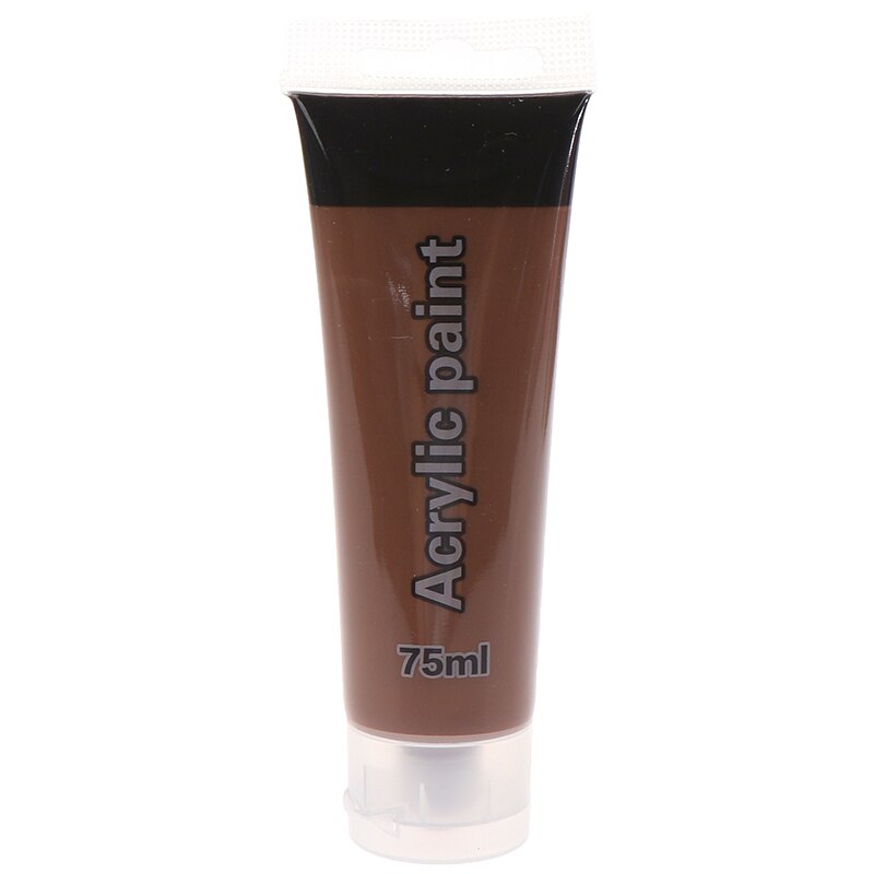 Arts 75ml acrylique tuyau mur peinture tissu peinture pour vêtements Textile ongle Fiber Pigment acrylique peintures grand Art fournitures artisanat