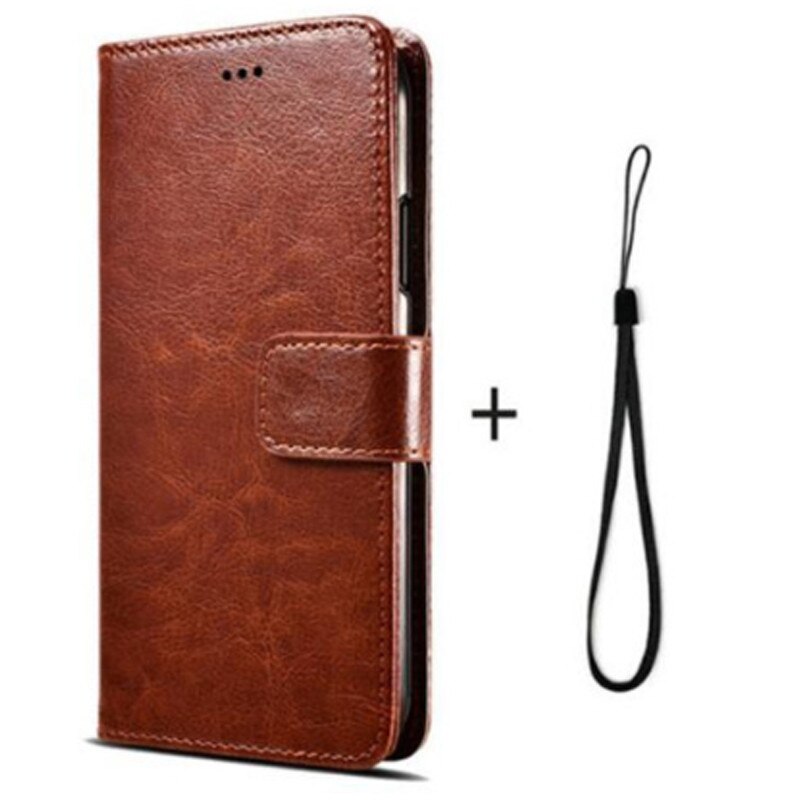 kippen PU Ledertasche für Huawei Honor 50 Lite Brieftasche Abdeckung für Huawei Honor50 Lite Karte Tasche Schutzhülle Capa Coque: 0Braun-