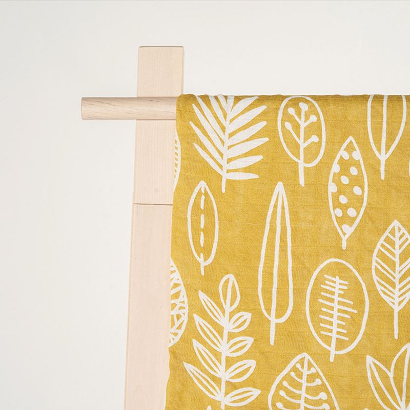 Baby muslin tæppe spædbarn trykt svøb blød åndbar 70%  bambus +30%  bomuld nyfødt sengetøj wrap håndklæde 120cm x 120cm