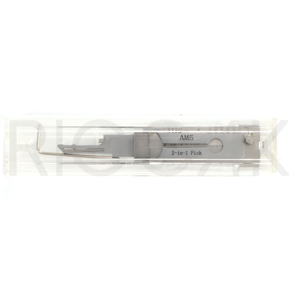 Lishi 2 in 1 Tool SS001 SS002 SS002R pro R52 KW1 KW5 SC1 SC4 SC20 M1/MS2 AM5 TE2 Locksmith Tools for Home Door Civil Locks: Dark Grey
