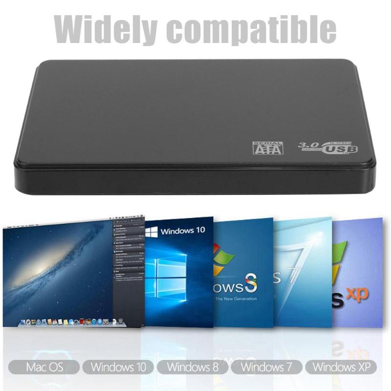 2.5" USB 3.0 Micro-B to SATA External 6-Gbps SSD Hard Drive Enclosure USB 3.0 Hard Drive Disk HDD Enclosure Caces SSD Box