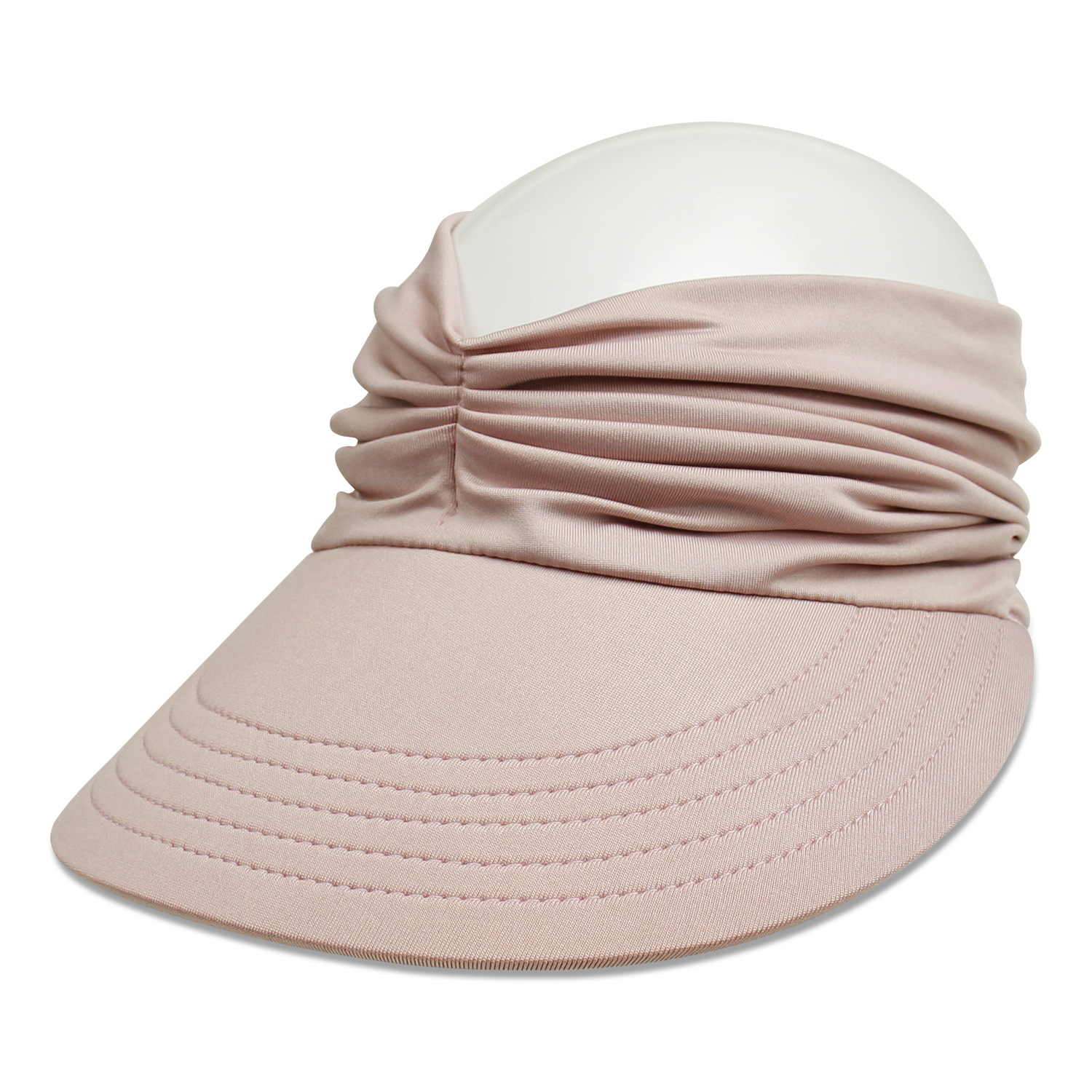 Ultraviolet-proof Sunshade Hat for Women's Outdoor Trend In Spring and Summer Empty Top Hat Big Brim Hat: 2 Pink