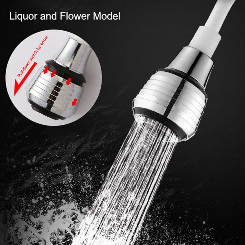 Home Kitchen Faucet Extension Extender Long Hose Portable Retractable Foam Shower Sprinkler Faucet Extenders Faucet Extenders
