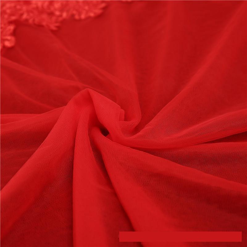 Bridal Wedding Veils 1.5m One-layer Red Lace Egde Formal Short Veil Veu De Noiva Marriage Accessory C