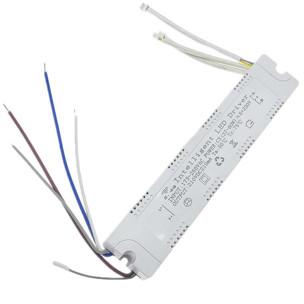 2.4G Intelligent LED Driver + Extra 220V 25-40W 37-50W 37-60W X2 X4 X6 Bluetooth Remote & APP Control Dimming Power Transformer