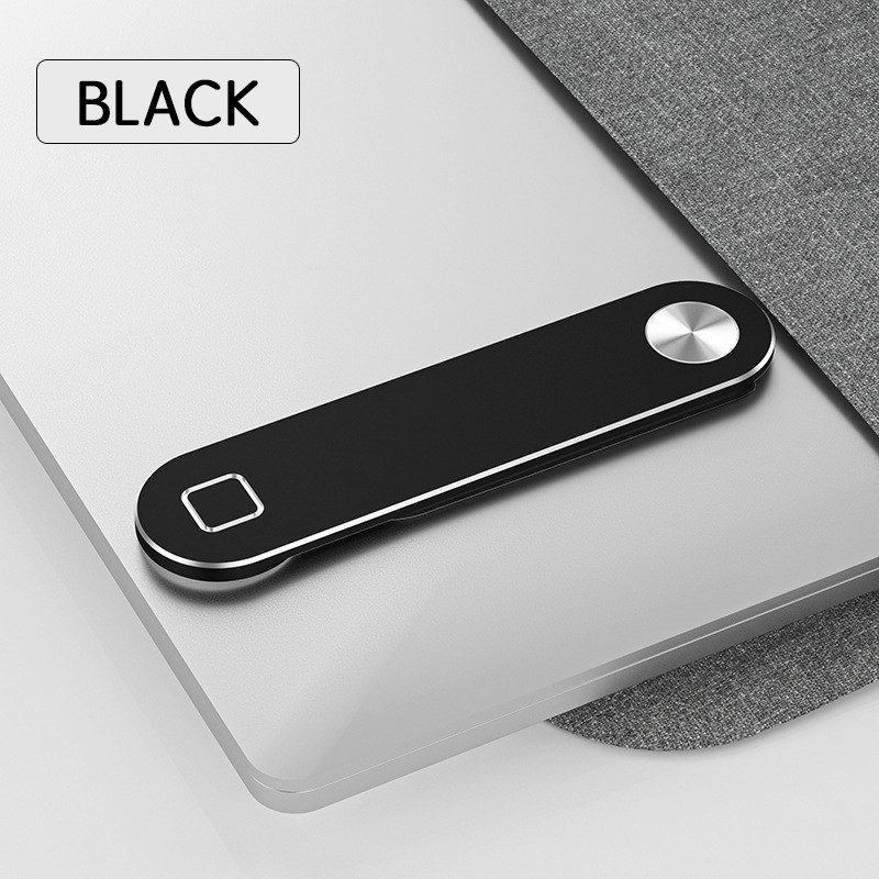 Laptop Screen Support Holder Magnetic Folding Holder Side Mount Tablet Phone Stand Adjustable Display Desktop Bracket: black