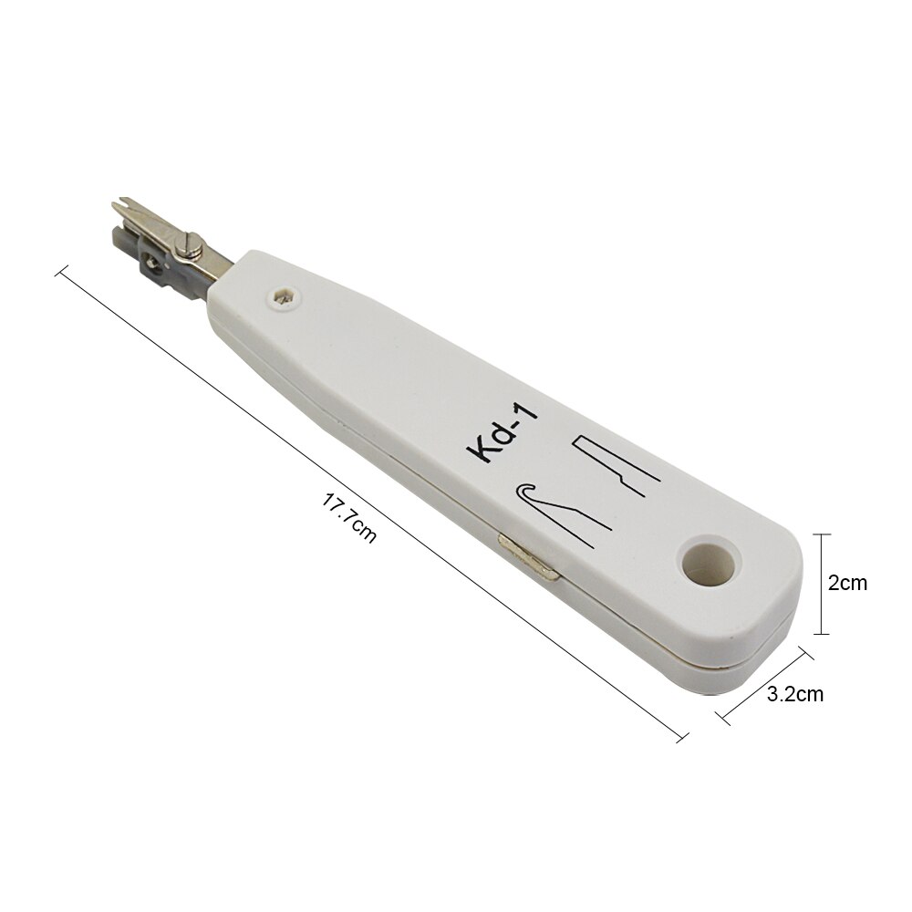 KRONE KD-1 herramienta de impacto Punch-Down con Sensor para Cable de teléfono de telecomunicaciones, Cable de red RJ11, RJ45 Cat5 con pac minorista portátil