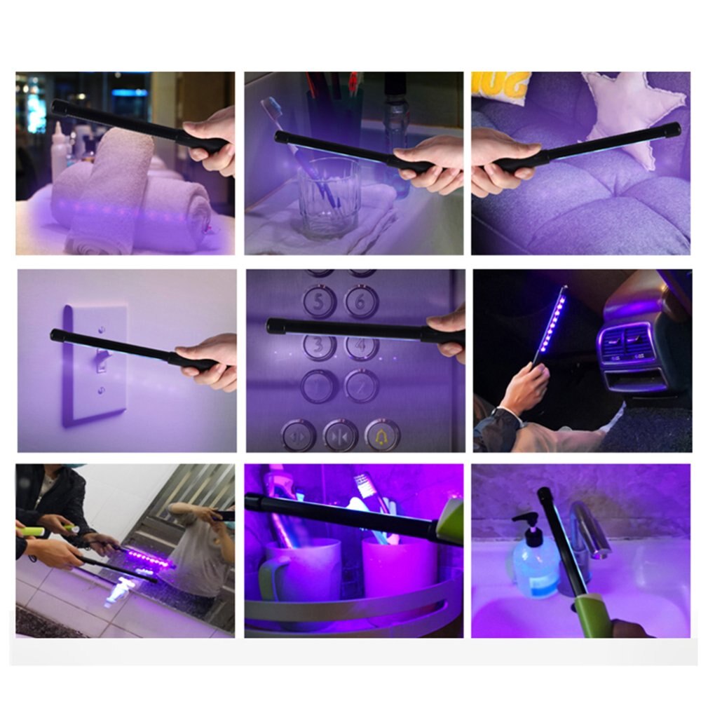 LED multifunctional ultraviolet UVC disinfection stick Disinfection Travel Household germicidal Car Elevator Toothbrush