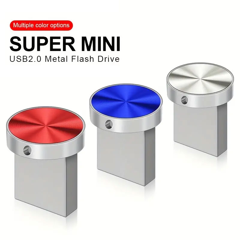 Super Mini Usb Flash Drive 4Gb 8Gb 32Gb 64Gb 128Gb Metalen Pendrive Flash Geheugenstick 256Gb Waterdicht Usb Stick Beste