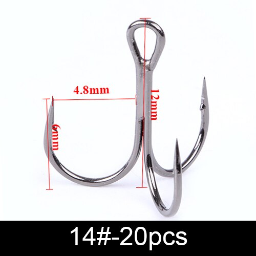 FTK-anzuelos triples para pesca de lubina, soporte para señuelos, atado de moscas, juego de anzuelos de manivela, anzuelo con aguja de agua salada: Verde claro