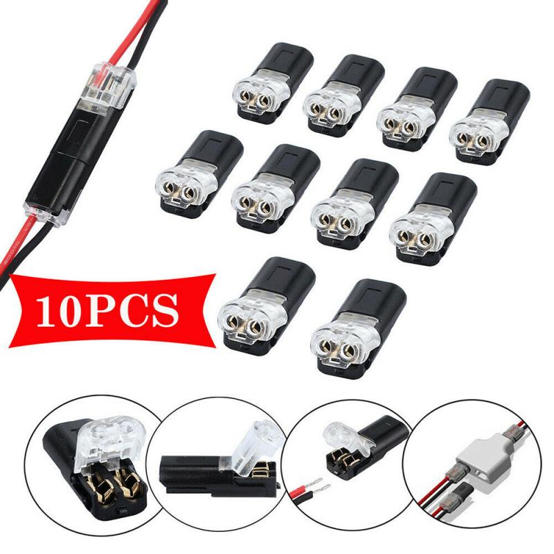 10Pcs Auto Accessoires 12V Draad Kabel Snap Plug In Connector Terminal Aansluitingen Schrijnwerkers Voor Auto Auto