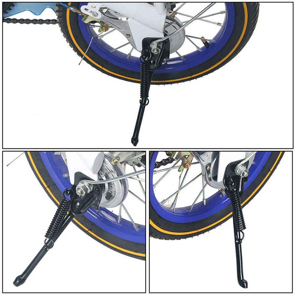 12/14/16inch Stainless Steel Kids Bicycle Kickstand Support Side Kick Stand Rear Kickstand Support Anti-Rust Bike Accessories