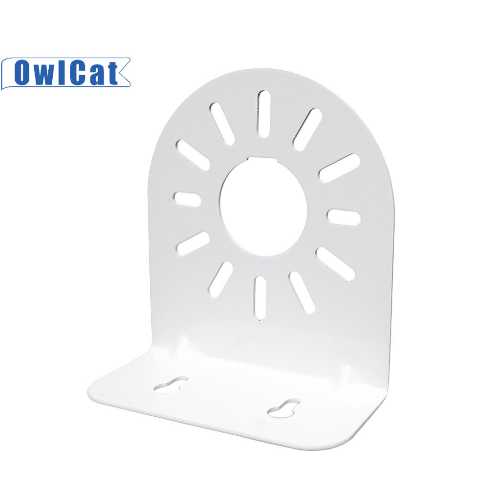OwlCat Wall Mounting Bracket Stand 115mm Metal Holder for Mini Round Dome IP Camera CCTV Dome Camera Bracket