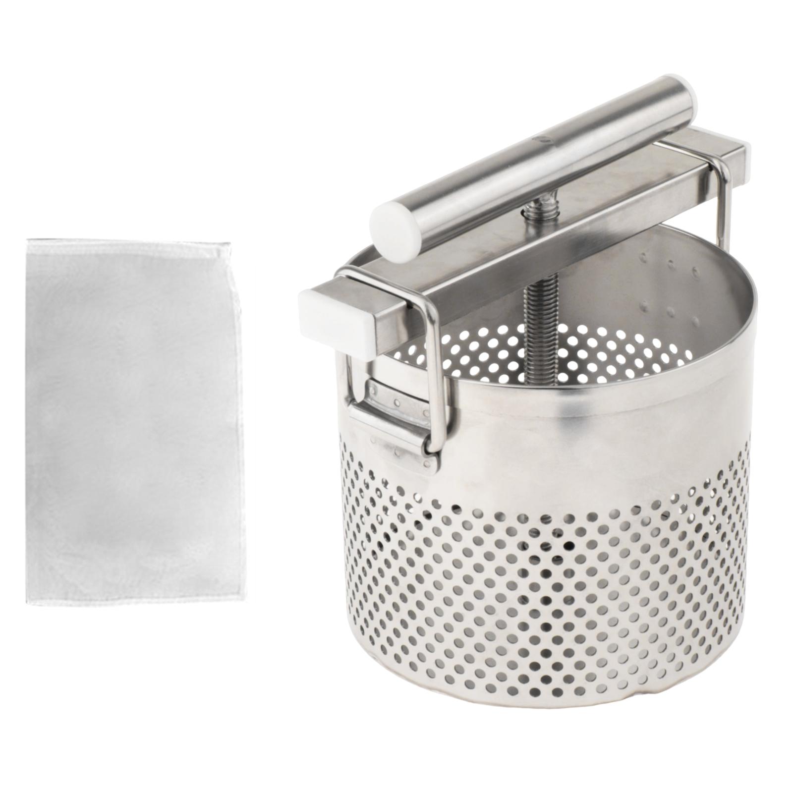 Stainless Steel Vegetable Filling Squeezer Grape Fruit Juicer Kitchen Press for Restaurant Commercial Use Sturdy Fruit Press