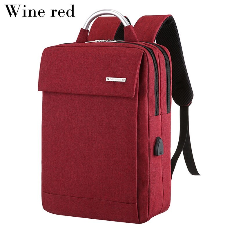 étanche sac à dos pour ordinateur portable Anti-vol hommes sacs à dos voyage d'affaires sac à dos mâle adolescent garçons filles cartable Mochil: Rouge