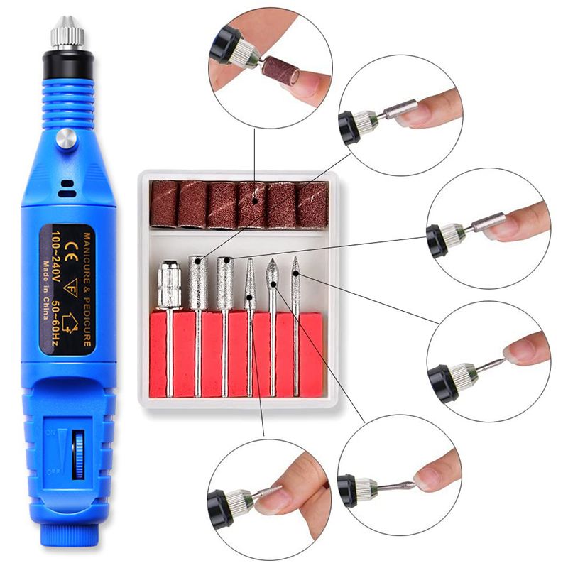 20000r/min Electric Grinder Mini Grinder Engraving Pen Rotary Tool Kit Trimming Polishing Micro Drilling Tool With 161Pcs/105Pcs