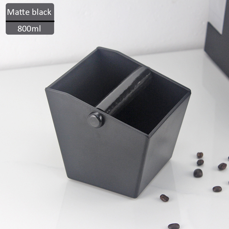 Caja de golpe de café de 800ML/450ML, cubo de basura de café antideslizante, contenedor de posos de Espresso, cubo de basura para café en casa, accesorios de café: Azul