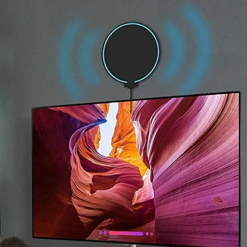 Hd Digitale Tv Antenne Binnen Versterkte Dab Hoge Versterking 200 Mijl Met Versterker Booster Vhf/Uhf Snelle Reactie Outdoor Antenne Set