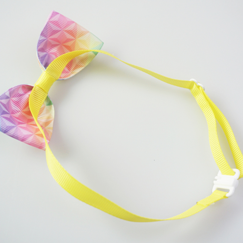 Lazos para perros de estilo arcoíris, cinta colorida para cachorros, perros pequeños y gatos, corbatas para el cuello, accesorios de aseo para mascotas, 6 colores