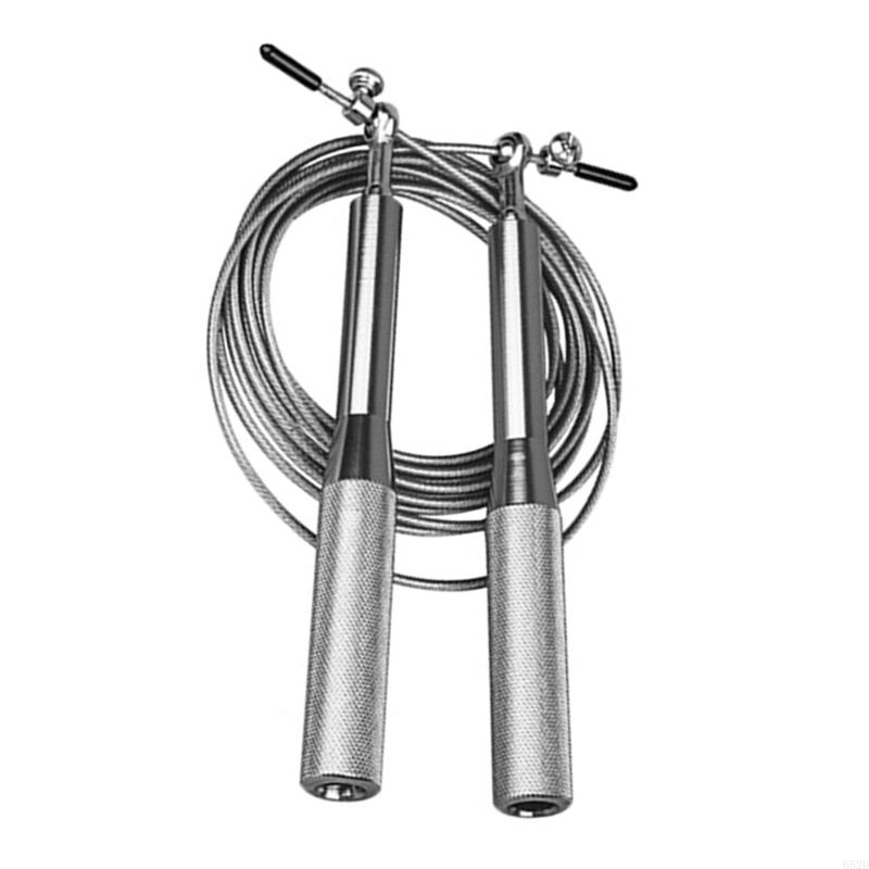 920L Aluminum Alloy Handle Telescopic Jump Rope 360 Degree Bearing Rapid Speed Skippings Rope for Workout Exercise