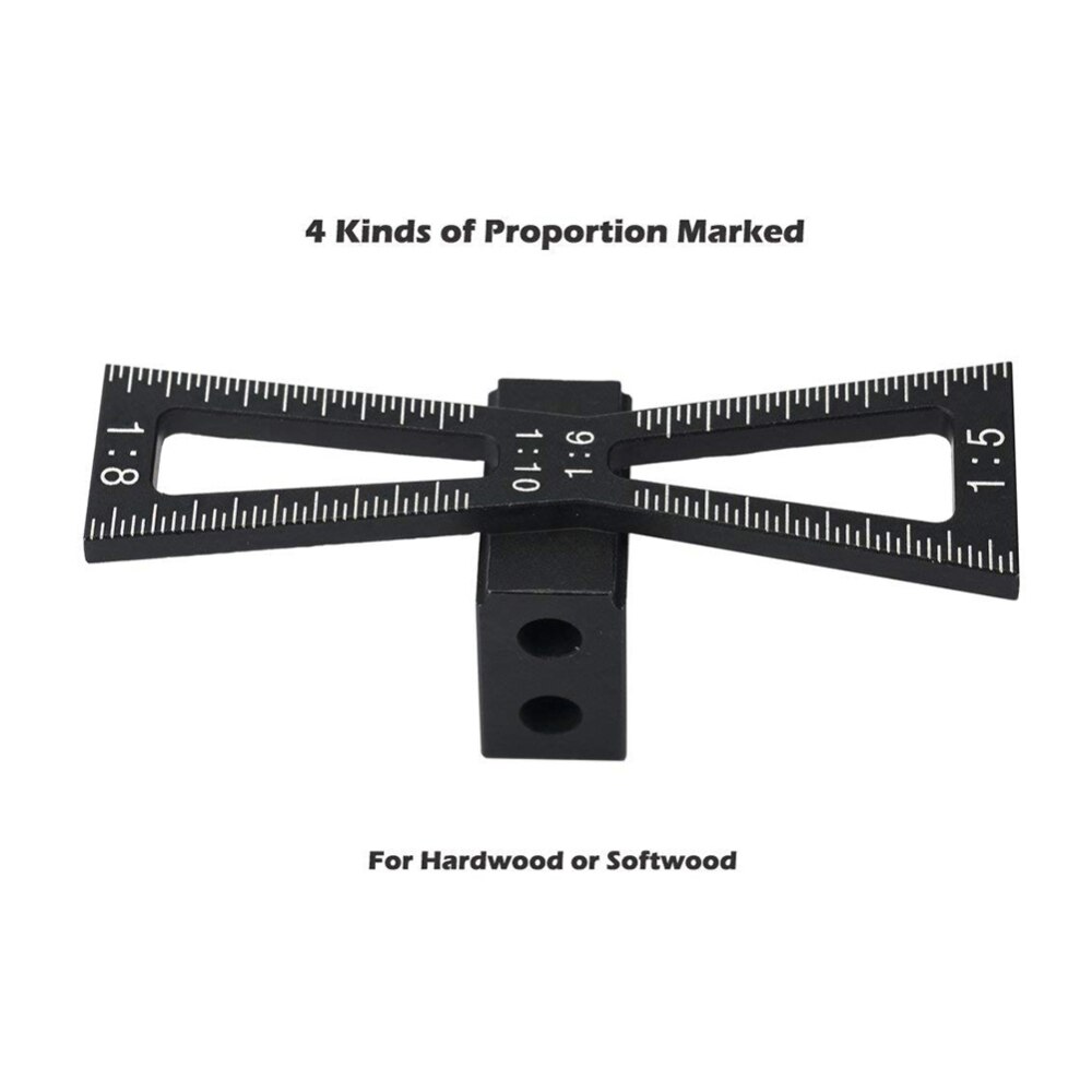 Dovetail Marking Jig Dovetail Marker Guide with 1:5 1:6 1:8 1:10 Slopes Woodworking Tool
