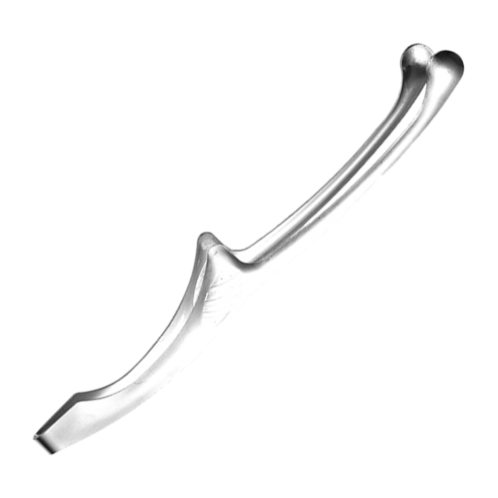 Pinces à viande pour Barbecue coréen, longues pinces à Barbecue en acier inoxydable, bouche ronde/tranchante, pincettes à Steak, outils de gril de cuisine accès: Round Mouth M