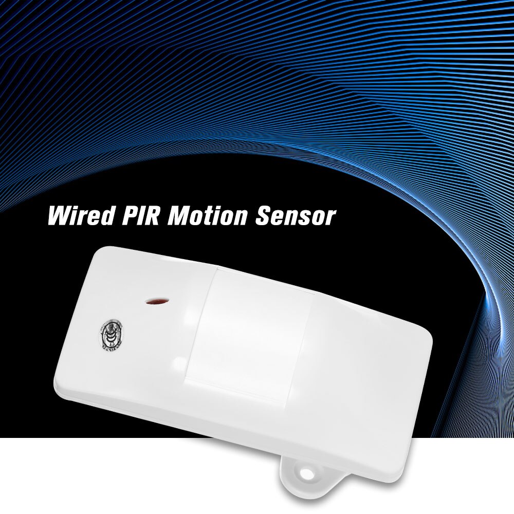 Wired PIR Motion Sensor Wide Angle Passive Infrared Detector For Home Burglar Security Alarm System