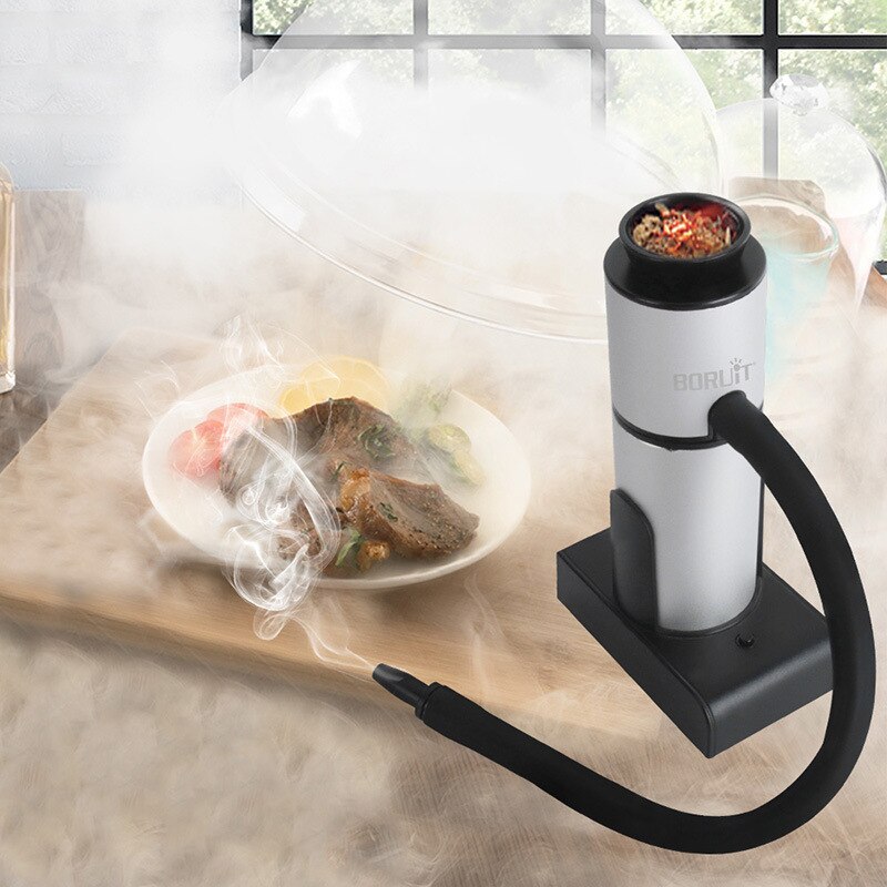 Handheld Wood Smoke Infuser Portable Smoke Machine Kit Small Kitchen Smoker For Cooking XHC88