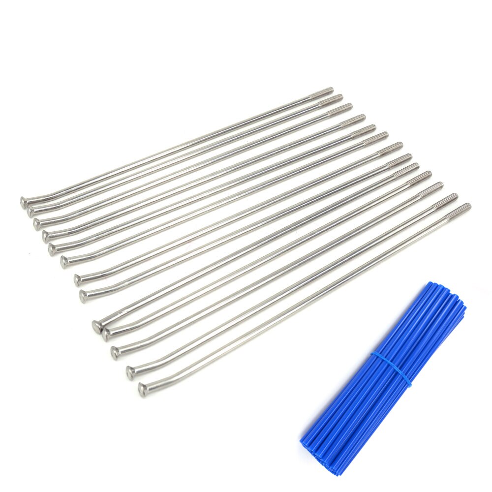 Motorcycle 19" Rear Wheel Stainless Steel Spokes Nipples And Tubes Cover For KAWASAKI KX125 KX250 KX250F KX450F KLX450R KX500 KX: Orange