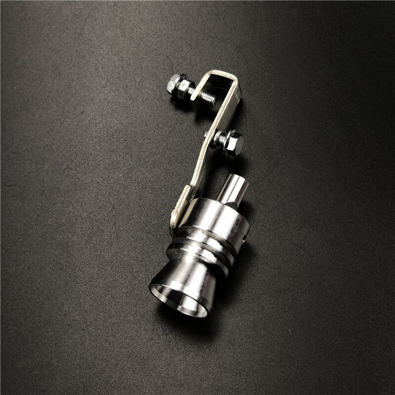 Car Turbo Whistle Silver Universal Fitment for All Vehicles Models S/M/L/XL Diameter Car Accessories: L