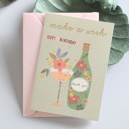 15pcs Mini Greeting Card Birthday Card Best Wishes Small Flower Card: 10