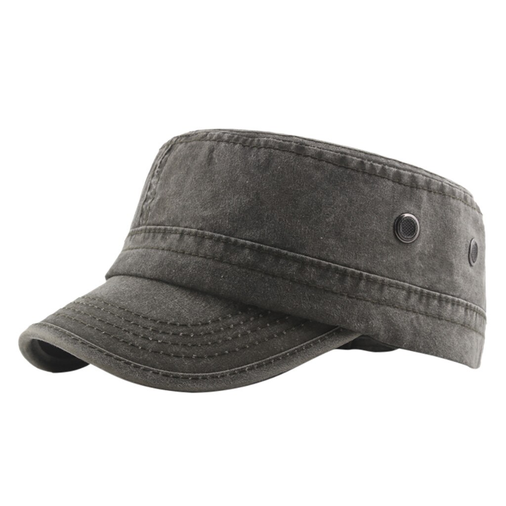 Men's And Women's Cap Vintage Beret Cap Flat Top Comfortable Breathable Cap Ladies Accessories Bufanda De Seda #LR3: Army Green