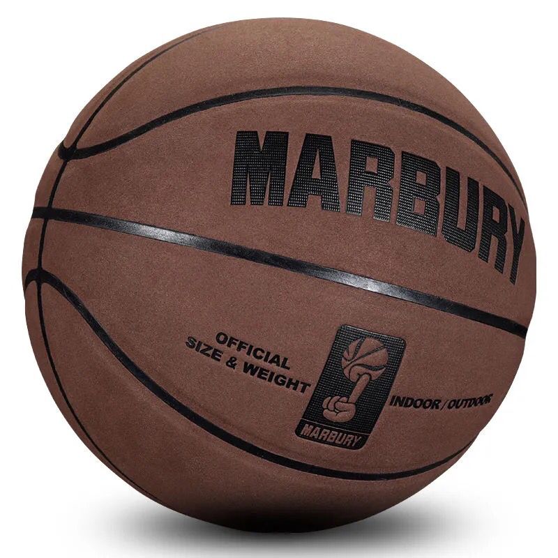 Størrelse 7 pu basketball bolde 4 farver konkurrence udendørs/indendørs herre træningskurv bold proofxyz: Chokolade