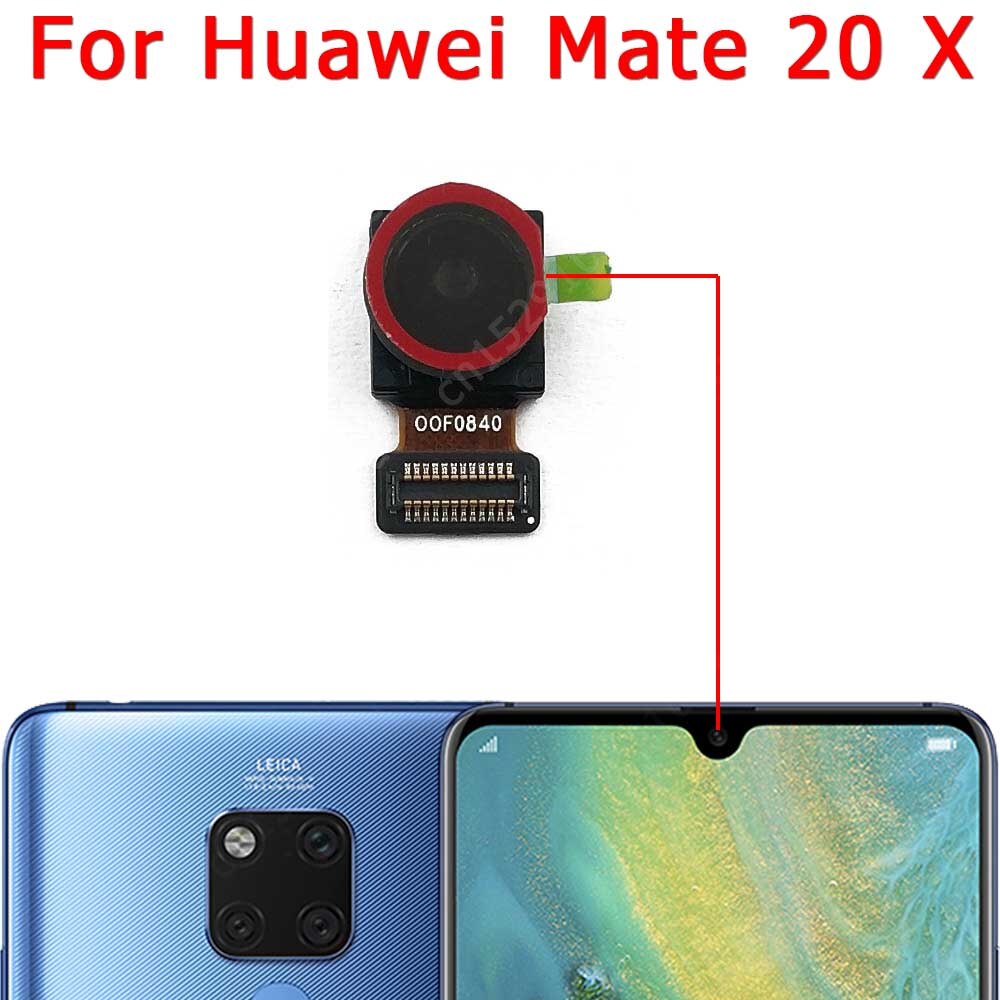 Original Rear Front Camera For Huawei Mate 20 Pro Mate20 Lite X 20X Facing Frontal Back Selfie Flex Camera Module Spare Parts: Mate20 X Front