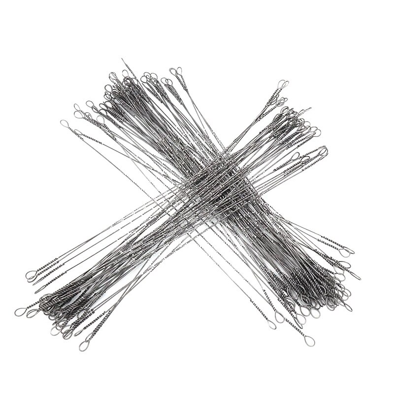 100Pcs 300Mm U-Vormige Draad Zaagblad Multi Draad Tand Houtbewerking Scroll Zaagbladen Zaagblad Hout carving Gereedschap Retail