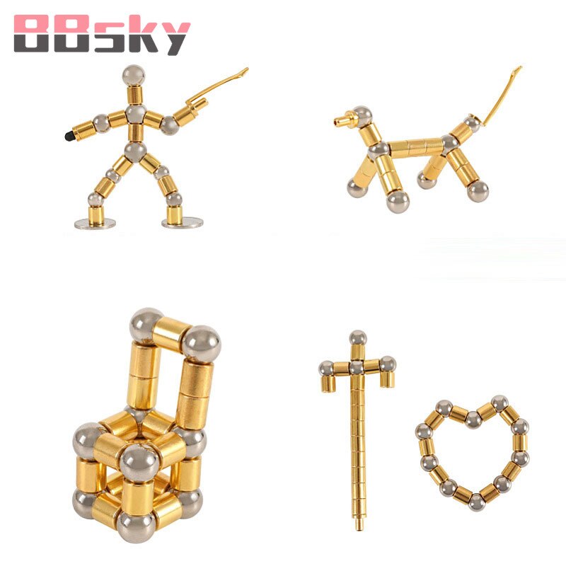 Bbsky magnetische pen metalen variëteit magneet magnetische waterdichte condensator cool play variabele decompressie pen  c338