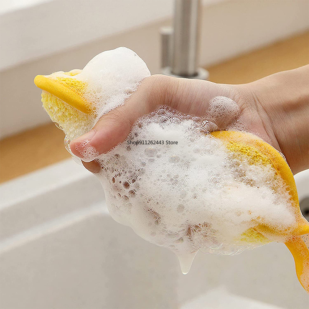 Super Fine Fiber Soft Antibacterial Water Absorption Kitchen Sponge Magic Sponge Kitchen Items Suppliers
