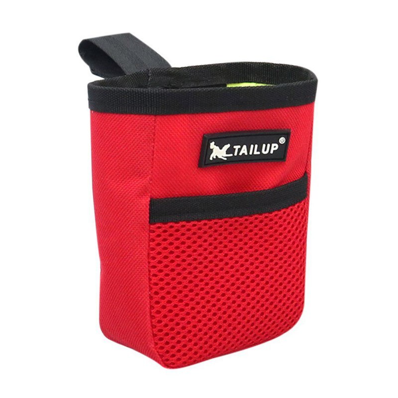 Pet bolsas para premios para adiestramiento de perros, bolsa de mascota perrito bolsillo de alimentación bolsa cachorro recompensa cintura bolsa de material para entrenamiento de perro equipo: R