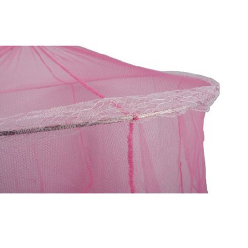 Phfu pink rund blonde myg polyester sengehimmel netting