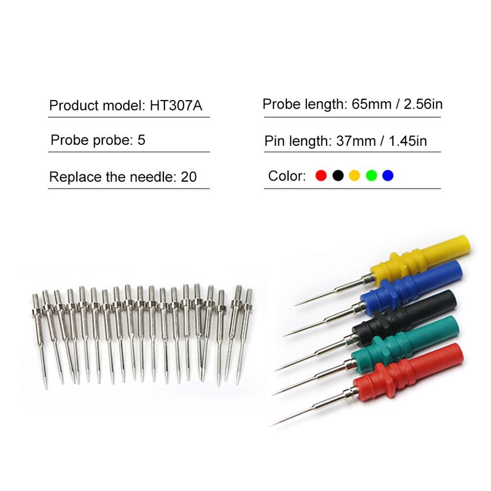 Ootdty upgrade 5 stuks  ht307a automotive oscilloscoop acupunctuur sonde pinnen diagnose test reparatie tools