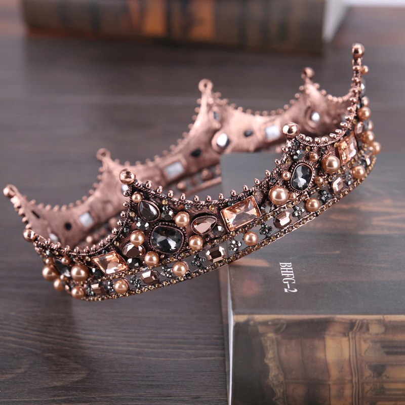 FORSEVEN Neue Vintage Barock Stirnbänder Kristall Tiaras Kronen Braut Noiva Kopfschmuck Braut Hochzeit Haar Schmuck für Frauen: Style 15