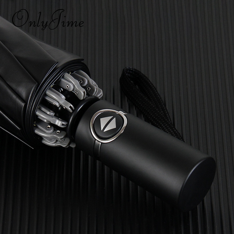 Only Jime Automatic Reverse Umbrella Windproof Umbrellas Folding Waterproof Folding Reverse Umbrella Rain Gear