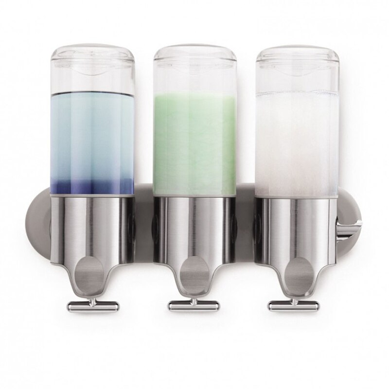 500/1000/1500ML mieszalnik ze stali nierdzewnej dozownik robić mydła ścienny prysznic robić montażu żel mydło robić rąk dozownik szamponu dla kuchnia łazienka: 500ml x 3