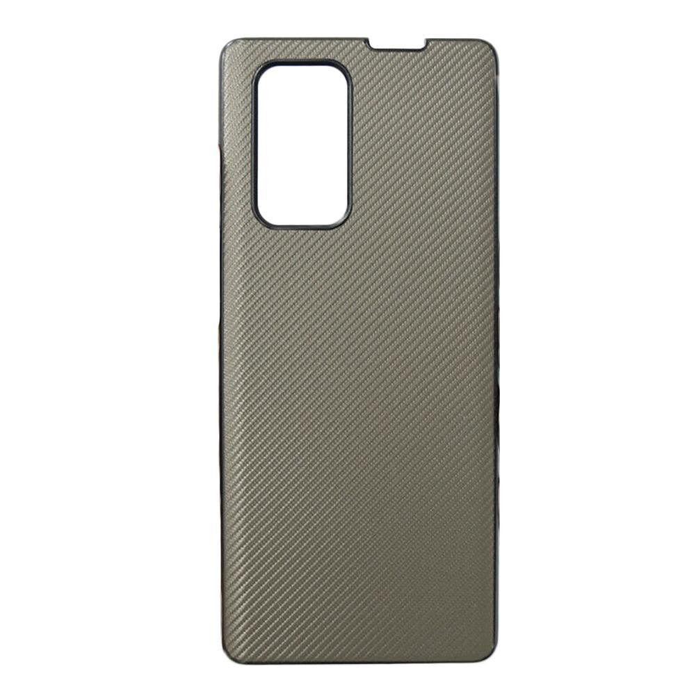 Karbon Fiber desen kılıf deri sert kabuk darbeye dayanıklı LG cep kanat kılıf Smartphone korumak telefon kılıfı uygun lg kanat RK9667