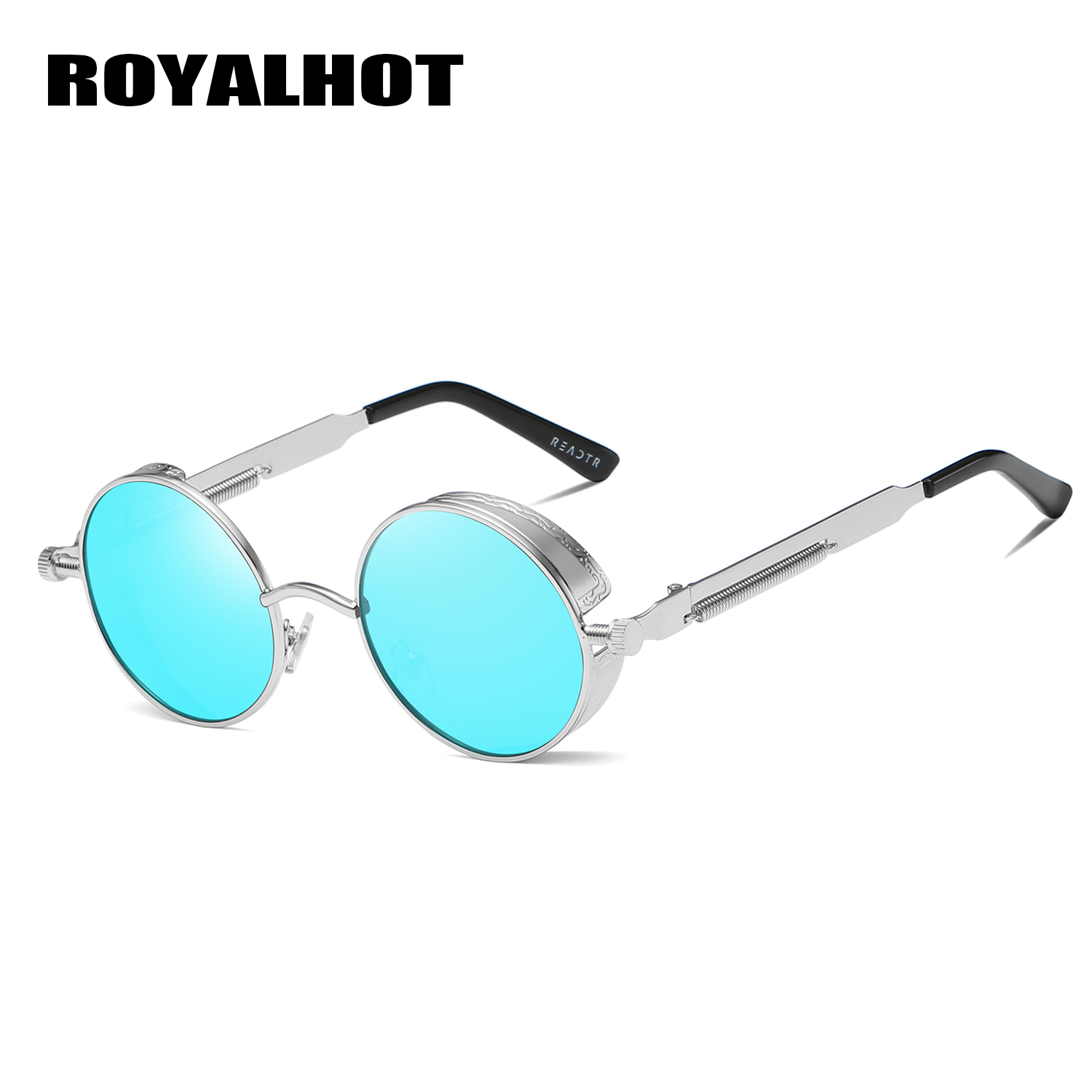 RoyalHot Mannen Vrouwen Gepolariseerde Aloy Ronde Retro Frame Zonnebril Rijden Zonnebril Shades Óculos masculino Mannelijke p1008