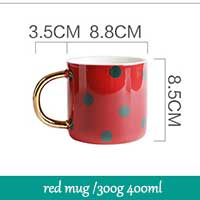 Boże narodzenie zastawa stołowa talerze ceramiczne i kubek bowsl robić kuchni naczynia kuchenne akcesoria kuchenne zestawy obiadowe talerze robić żywności: czerwony kubek