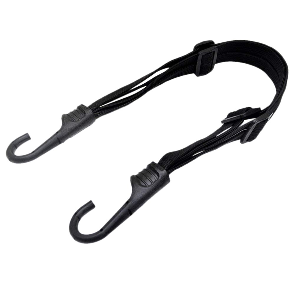 Zwart Motorhelm Touw Bagage touw rack strap elastische tie-touw elastische Vaste Elastische Band 90cm