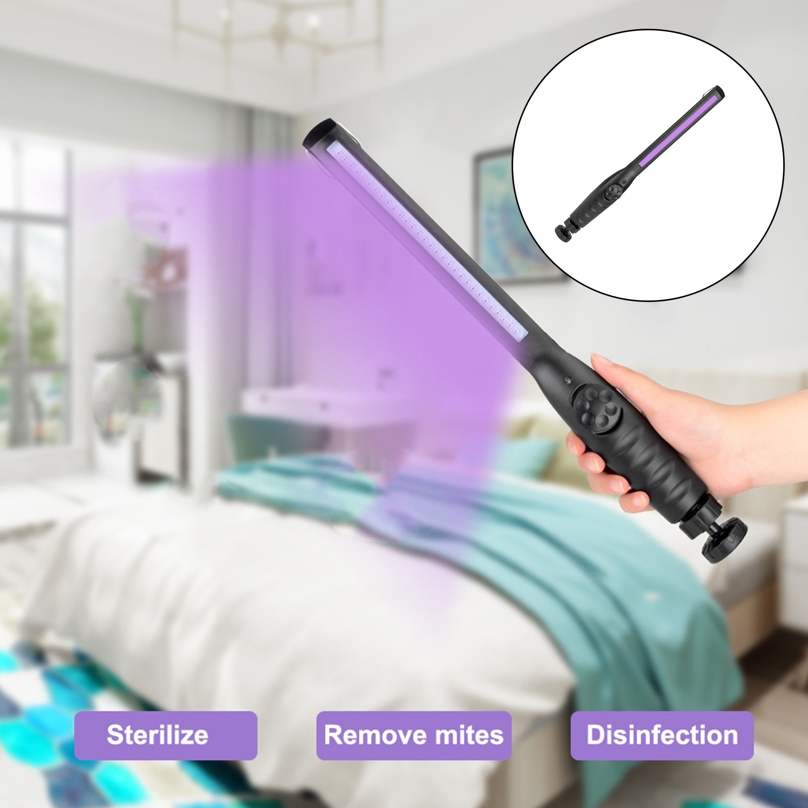 40LED UV Lamp Maintenance Lamp Household Portable UVC Ray UV GEL Curing Light Lighting For LED Ultraviolet Lamps