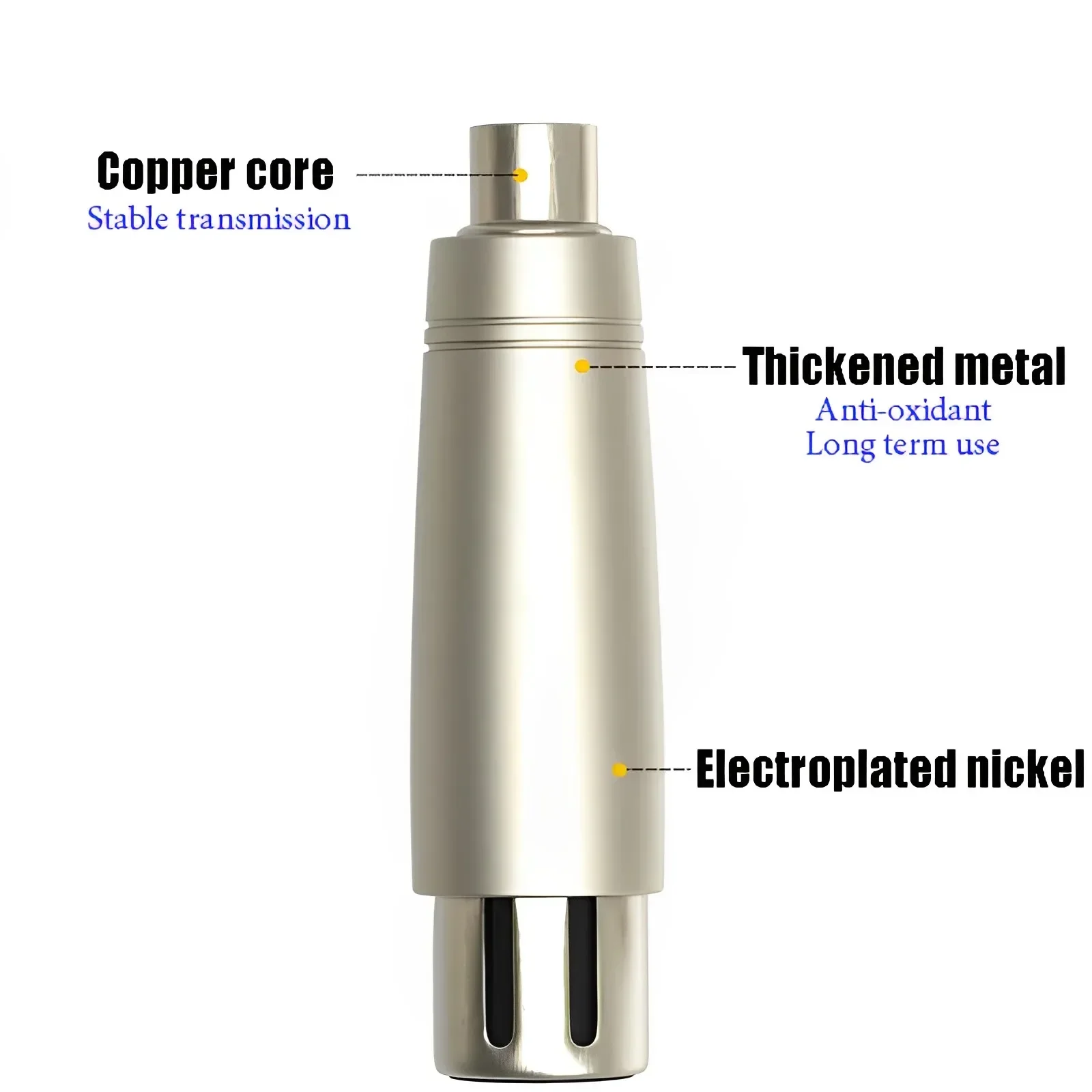 Audio--Adapter RCA-Stecker (Buchse) auf XLR-Stecker (Buchse) Stecker 6,35mm ts/trs Stecker (Buchse) Stecker Buchse Audio--Adapter